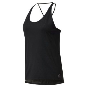 Reebok SmartVent Muskelshirt Damen - Schwarz - DE 591-JLZ